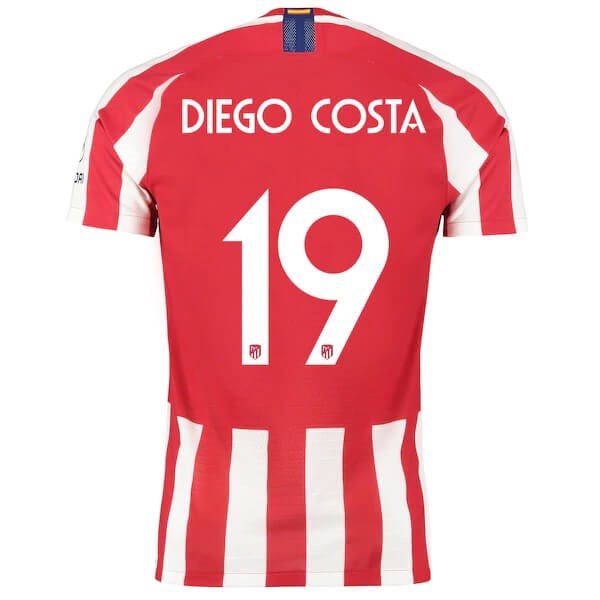 Tailandia Camiseta Atletico Madrid NO.19 Diego Costa 2019-20 Rojo